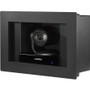 Vaddio RoboSHOT IW Clear Glass PTZ Camera - Black - 60 fps - HDMI Out - USB - Wall Mountable (Fleet Network)