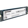 Patriot Memory P300 1 TB Solid State Drive - M.2 2280 Internal - PCI Express NVMe (PCI Express NVMe 3.0 x4) - Desktop PC, Notebook - - (P300P1TBM28US)