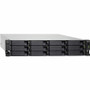 QNAP TL-R1200C-RP Drive Enclosure SATA/600 - USB 3.2 (Gen 2) Type C Host Interface - 2U Rack-mountable - Hot Swappable Bays - 12 x HDD (Fleet Network)