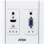 Aten VE2812AUST Video Extender Transmitter - 2 Inputs - 492 ft Range - 4K/Full HD - HDMI/VGA/RJ-45