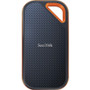 SanDisk Extreme PRO SDSSDE80-2T00-G25 2 TB Portable Solid State Drive - External - PCI Express NVMe - Black, Orange - USB 3.1 (Gen 2) (SDSSDE80-2T00-G25)
