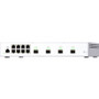 QNAP QSW-M408S-US 8-Port Managed Layer 2 Desktop Switch - 4x SFP+ Uplinks - Gigabit & 10GbE - Modular Design