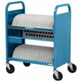 Bretford Transport Cart - TVCT30AC - 4 Casters - 5" (127 mm) Caster Size - Steel - 28.7" (728.98 mm) Width x 18" (457.20 mm) Depth x - (Fleet Network)