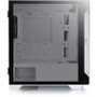 Thermaltake S100 Tempered Glass Snow Edition Micro Chassis - Micro Tower - White - SPCC, Tempered Glass, Steel, Metal - 4 x Bay - 0 - (Fleet Network)