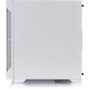 Thermaltake S100 Tempered Glass Snow Edition Micro Chassis - Micro Tower - White - SPCC, Tempered Glass, Steel, Metal - 4 x Bay - 0 - (CA-1Q9-00S6WN-00)