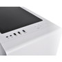 Thermaltake S100 Tempered Glass Snow Edition Micro Chassis - Micro Tower - White - SPCC, Tempered Glass, Steel, Metal - 4 x Bay - 0 - (CA-1Q9-00S6WN-00)