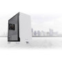 Thermaltake S100 Tempered Glass Snow Edition Micro Chassis - Micro Tower - White - SPCC, Tempered Glass, Steel, Metal - 4 x Bay - 0 - (CA-1Q9-00S6WN-00)