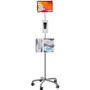 CTA Digital CTA Security Gooseneck Stand w/ Sanitizer Dispenser for Most 7-13" Tablets - Up to 13" (330.20 mm) Screen Support - 58" - (Fleet Network)