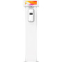 CTA Digital PAD-PSTT1W Premium Locking Floor Kiosk with Automatic Soap Dispenser - White - Supports up to 10. 5" Tablets