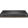 AVOCENT Cybex Secure 8 Port MultiViewer KVM - PP4.0 Certified - 2 Computer(s) - 1 Local User(s) - 3840 x 2160 - 5 x USB - 10 x HDMI - (Fleet Network)