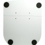 CTA Digital PAD-PSSW Premium Small Locking Floor Stand Kiosk - White - Supports Up to 8" Tablets - 50" Height