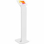 CTA Digital PAD-PSSW Premium Small Locking Floor Stand Kiosk - White - Supports Up to 8" Tablets - 50" Height