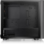 Thermaltake V150 Tempered Glass Micro Chassis - Micro Tower - Black - Tempered Glass, SPCC - 4 x Bay - 0 - Mini ITX, Micro ATX - 4 x - (Fleet Network)