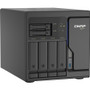 QNAP Cost-effective Intel Xeon D desktop QuTS Hero NAS with Quad-port 2.5GbE - Xeon D-1602 Dual-core (2 Core) 2.50 GHz - 6 x HDD - 0 x (Fleet Network)
