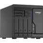 QNAP Cost-effective Intel Xeon D desktop QuTS Hero NAS with Quad-port 2.5GbE - Xeon D-1602 Dual-core (2 Core) 2.50 GHz - 6 x HDD - 0 x (Fleet Network)