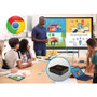 ViewSonic 75 Inch ViewBoard Interactive Flat Panel Bundle With Chromebox Cortex 1.10 GHz 3 GB LCD Mm IFP7550-C4