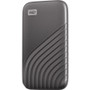 WD My Passport WDBAGF0010BGY-WESN 1 TB Portable Solid State Drive - External - Space Gray - Smartphone, Desktop PC, Notebook, Device - (WDBAGF0010BGY-WESN)