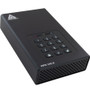 Apricorn Aegis Padlock DT FIPS ADT-3PL256F-18TB 18 TB Desktop Hard Drive - External - Black  - Desktop PC Device Supported - USB 3.2 - (ADT-3PL256F-18TB)