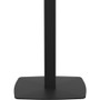 CTA Digital ADD-CHKB Premium Thin Profile Floor Stand - Black Metal VESA 75 x 75/100 x 100 for Interactive Display & Retail