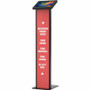 CTA Digital Customizable Premium Locking Floor Stand Kiosk with Graphic Card Slot for branding for 10.2-in iPad 7th/ 8th/ 9th Gen & - (Fleet Network)