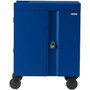 Bretford CUBE Cart - Pre Wired TVC32USBC - 4 Casters - Royal Blue - For 32 Devices (Fleet Network)