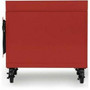 Bretford TVTL40PAC-MA CUBE Toploader Charging Cart - Maroon - Holds 40 Devices - 4 Locking 5" Casters - Ergonomic Handle - Cable Management