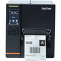Brother TJ-4021TN Desktop Direct Thermal/Thermal Transfer Printer - Monochrome - Label/Receipt Print - USB - Serial - Black - 4.21" - (Fleet Network)
