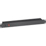 Black Box 6-Outlets Surge Suppressor - 6 x NEMA 5-15R - 210 J - 120 V AC Input - 120 V AC Output - 13 kA - 6 ft (Fleet Network)
