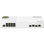 QNAP QSW-M2108-2C 10-Port Managed Ethernet Switch - 8 x 2. 5GbE + 2 x 10GbE SFP+ Combo - Layer 2 - Desktop Form Factor