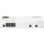 QNAP QSW-M2108-2S 8-Port Desktop Ethernet Switch - 8 x 2. 5GbE + 2 x 10Gb SFP+ - Layer 2 Managed