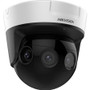 Hikvision PanoVu DS-2CD6924G0-IHS 8 Megapixel Outdoor 4K Network Camera - Color - Dome - 65.62 ft (20 m) Infrared Night Vision - H.264 (Fleet Network)