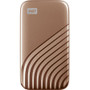 WD My Passport WDBAGF0020BGD-WESN 2 TB Portable Solid State Drive - External - Gold - Desktop PC Device Supported - USB 3.2 (Gen 2) C (WDBAGF0020BGD-WESN)