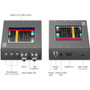 SIIG SDI To HDMI Converter With Scaler Monitor And Audio Extraction For 1080p Conversion Functions Scaling 3G-SDI Signal Video X CE-SD0J11-S1