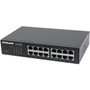 Intellinet 16-Port Gigabit Ethernet Switch, 16-Port RJ45 10/100/1000 Mbps, IEEE 802.3az Energy Efficient Ethernet, Desktop, 19" (With (Fleet Network)
