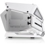 Thermaltake AH T200 Snow Micro Chassis - Micro Tower - White - SPCC, Tempered Glass - 2 x Bay - 0 - Micro ATX, Mini ITX Motherboard - (Fleet Network)