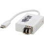 Tripp Lite by Eaton U436-SMF-1G-LC Gigabit Ethernet Card - USB 3.1 (Gen 1) Type C - 1 Port(s) - Optical Fiber - 1000Base-X - SFP - - (Fleet Network)