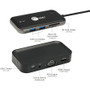 SIIG Wireless USB-C Video Hub Extender With Transmitter And Receiver For Cable Free Display Device Output Input Range Ft Mm CE-H26P11-S1