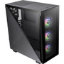 Thermaltake Divider 300 TG ARGB Mid Tower Chassis - Mid-tower - Black - SPCC, Tempered Glass - 7 x Bay - 0 - Mini ITX, Micro ATX, ATX (Fleet Network)