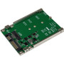 StarTech.com M.2 SSD to 2.5in SATA Adapter - M.2 NGFF to SATA Converter - 7mm - Open-Frame Bracket - M2 Hard Drive Adapter (SAT32M225) (Fleet Network)