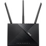 Asus RT-AC67P Wi-Fi 5 IEEE 802.11a/b/g/n/ac Ethernet Wireless Router - 2.40 GHz ISM Band - 5 GHz UNII Band - 3 x Antenna(3 x External) (Fleet Network)