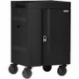 Bretford CUBE Cart Mini - Pre-Wired TVCM24USBC - 4 Casters - 5" (127 mm) Caster Size - Steel - 24" (609.60 mm) Width x 21" (533.40 mm) (Fleet Network)