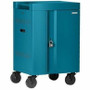 Bretford CUBE Cart Mini - Pre-Wired TVCM24USBC - 4 Casters - 5" (127 mm) Caster Size - Steel - 24" (609.60 mm) Width x 21" (533.40 mm) (Fleet Network)