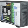 Supermicro SuperChassis 743AC-1K26B-SQ - Full-tower - Black - 4U - 11 x Bay - 1 x 1.20 kW - Power Supply Installed - EATX, ATX - 3 x - (Fleet Network)