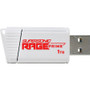 Patriot Memory Supersonic Rage Prime 1TB USB 3.2 (Gen 2) Flash Drive - 1 TB - USB 3.2 (Gen 2) - 600 MB/s Read Speed - 5 Year Warranty (Fleet Network)