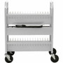 Bretford TVCT30AC-90DPM TVCT30AC CUBE Transport Cart - 30-Device Charging Cart with 4 Locking Casters - Cable Boss™ Management - Platinum