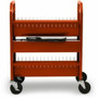 Bretford TVCT30AC-90DTAG CUBE Transport Cart TVCT30AC - 30-Device Charging Cart with 4 Locking Casters - Steel - Tangerine - 28. 7" W x 18" D x 37" H