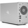 OWC Mercury Elite Pro Dual with 3-Port Hub External Storage Solution - 2 x HDD Supported - 2 x HDD Installed - 24 TB Installed HDD - - (OWCMEDCH7T24)