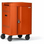 Bretford CUBE Cart Mini - Pre-Wired TVCM20USBC - 4 Casters - Tangerine - For 20 Devices (Fleet Network)