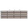Ergotron C52-2281-1 CareFit Pro Electric Lift Cart - 8 Drawer - 37. 5 lb Capacity - 27" Screen Support - LiFe Battery - White/Warm Gray