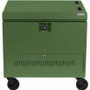 Bretford CUBE Toploader Cart with Caddies 30 Bay Charging Cart - 4 Casters - Steel, Foam - 34" (863.60 mm) Width x 23" (584.20 mm) x - (Fleet Network)
